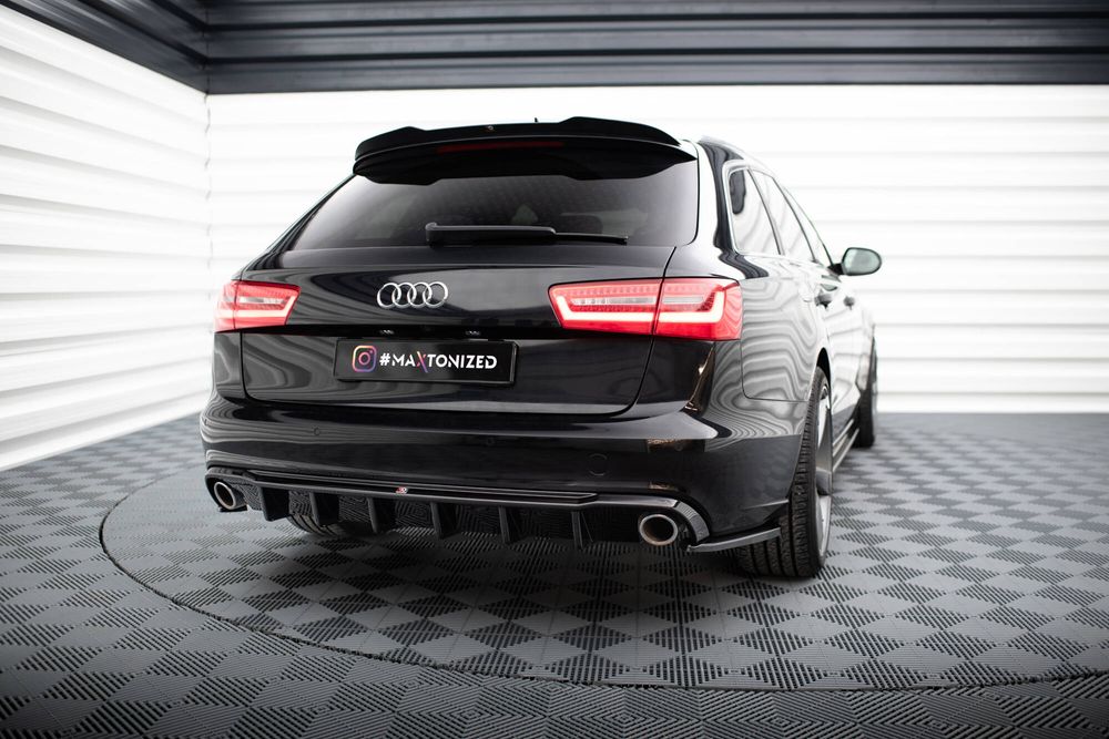 Дифузьор за задна броня Maxton design за Audi A6 C7 комби (2011-2014)