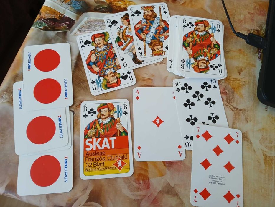 Стари карти за игра, оригинални немски