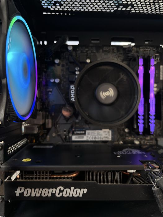 PC Gaming Ryzen 5 2600 + RX 5500 XT 8GB + 16GB RAM +500  SSD