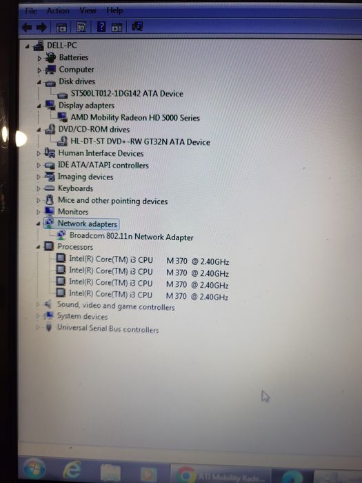 Laptop DELL Intel I3 - 500GB