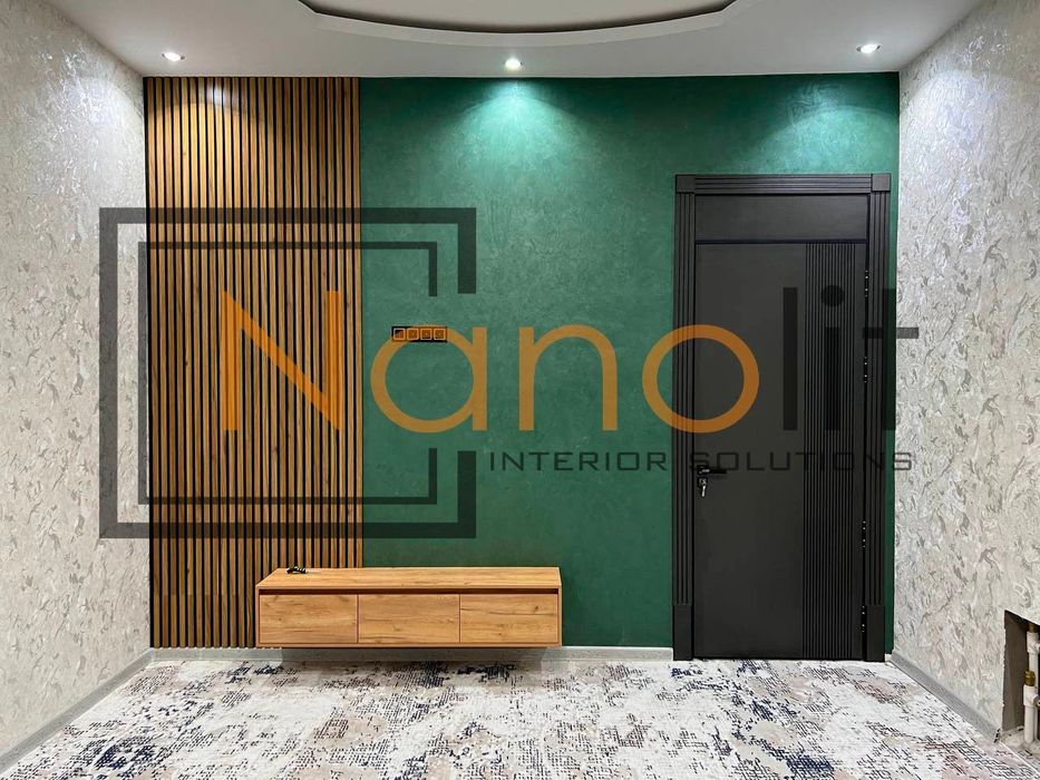 МДФ декор акупанел Devor uchun panel taroqli panel qovurgali panel(5)