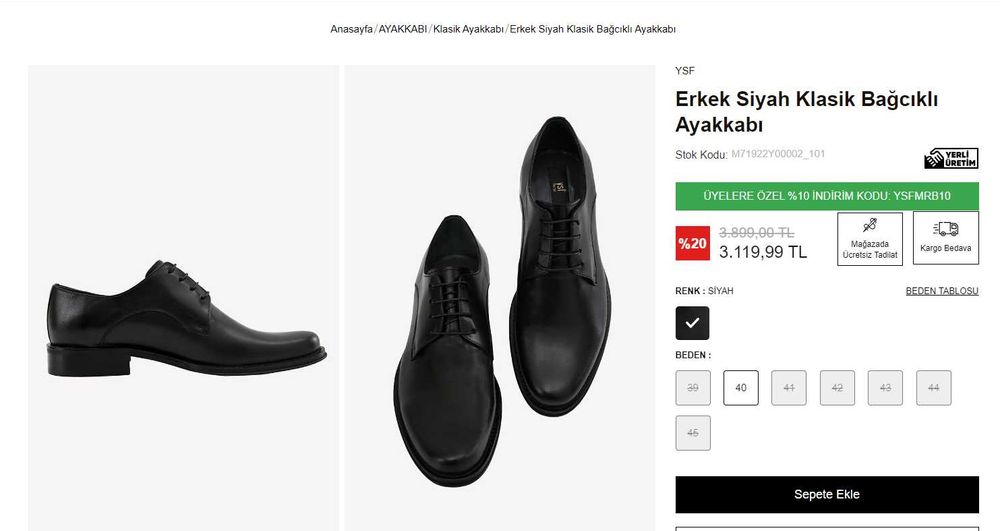 Pantofi eleganți bărbați noi