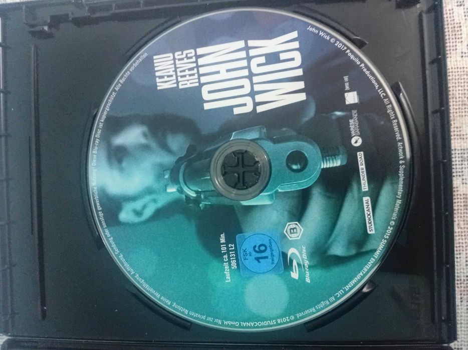Film John Wick Blu Ray, partea 1