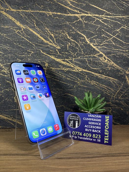 Iphone 16 Pro /128 GB/Garantie 2Ani Centrul de Telefoane/Rate
