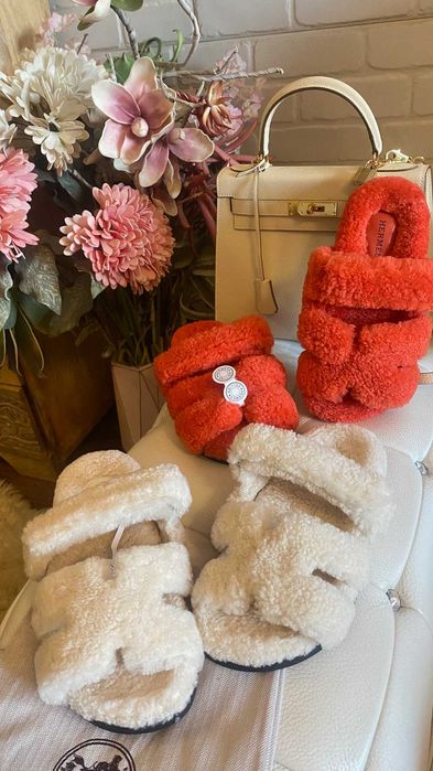 Чехли Ермес вълна 36*39 Hermes Chypre sandal