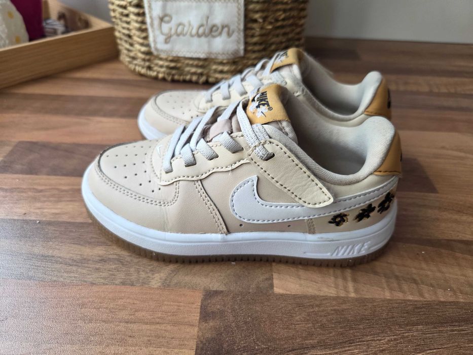 Adidasi fetita masura 28, Nike Air force I, piele