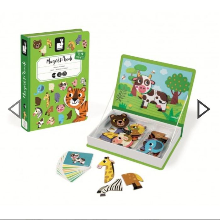 Magneti book, JANOD, с животини, 30 магнитчета