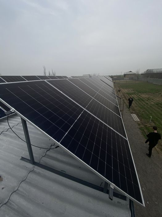 Монтаж солнечных панелей