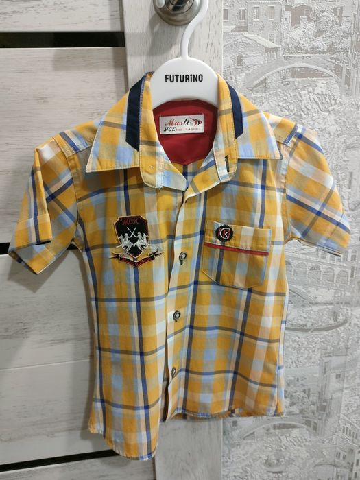 Рубашки на мальчика 3-5 лет