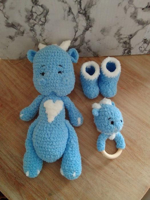 Плетени играчки бебешки комплект