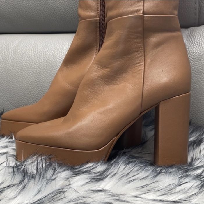 Vând cizme Maro Zara piele naturală 40