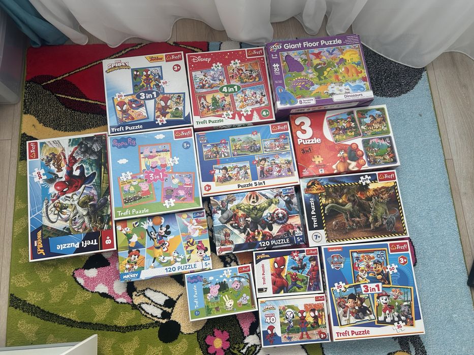 Lot puzzle copii