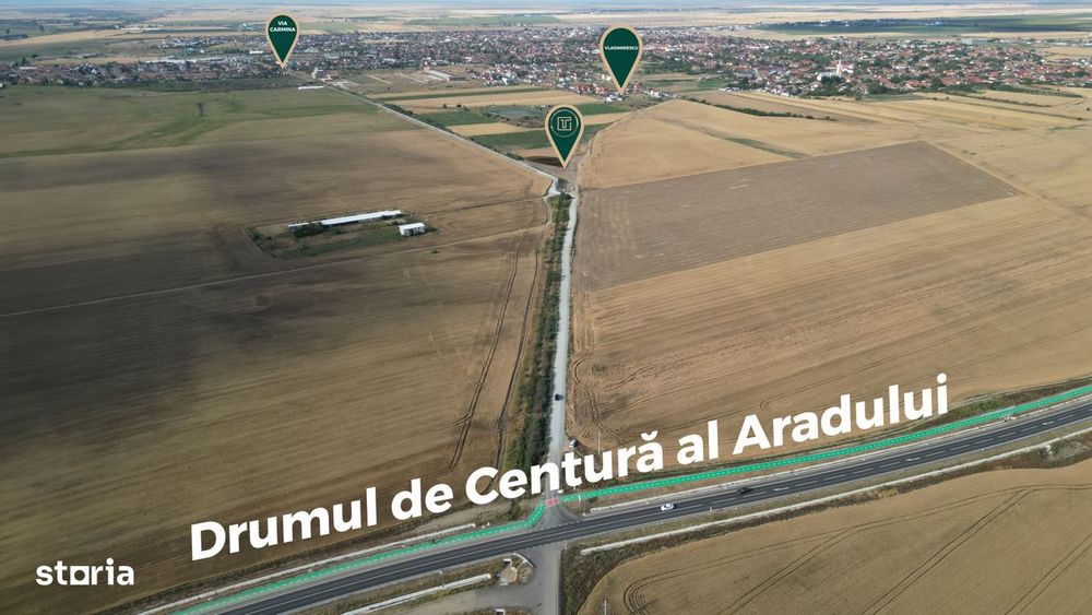 Teren intravilan de 5.000 mp in PUG Vladimirescu
