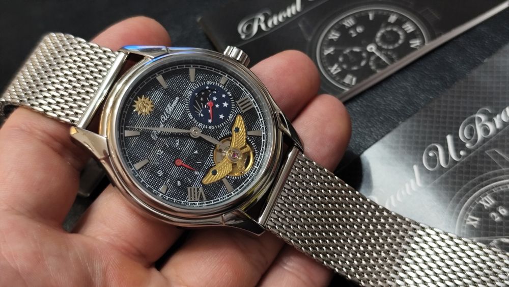 Raoul U. Braun Automatic / Луксозен Часовник / Germany