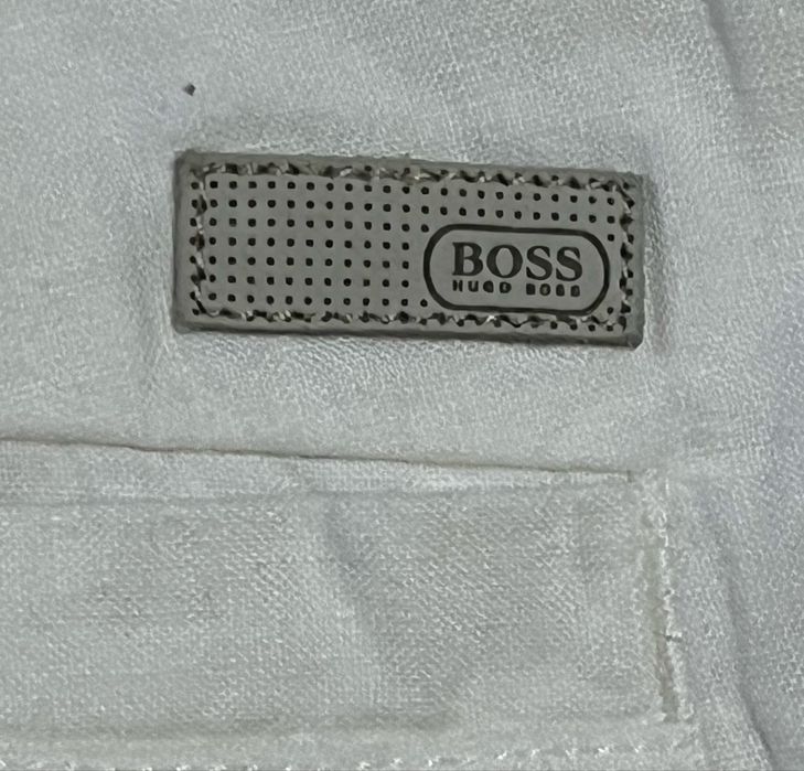 Брюки Hugo Boss лён мужской