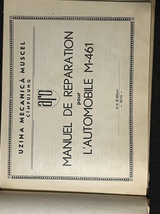 Manual de reparații pentru Aro M-461