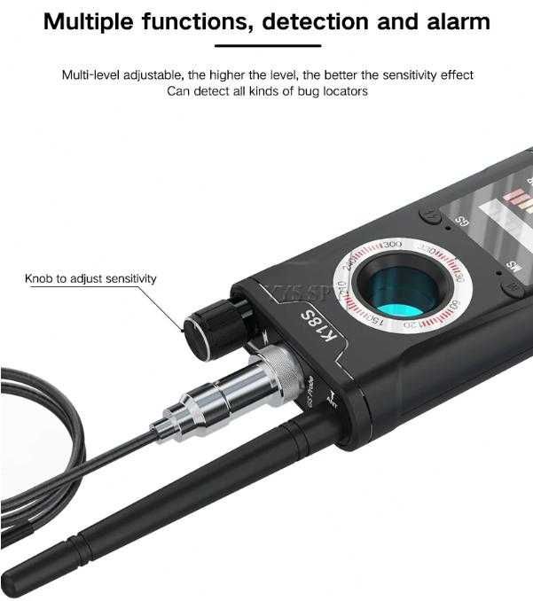 NEW Скрити Камери Детектор GPS Радио Записващи Микрофони 3D Магнитомер