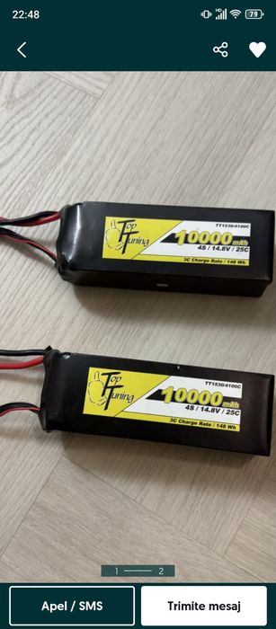 Vând baterii Lipo 4s