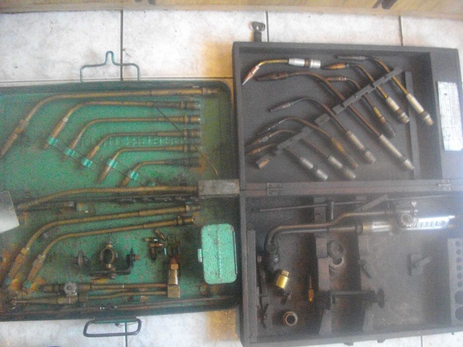 Комплект Резак Газопламъчно Рязане Заваряне Оксижен Кислород Ацетилен