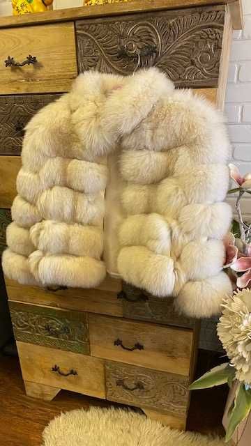 Палто лисица*100% естествена кожа