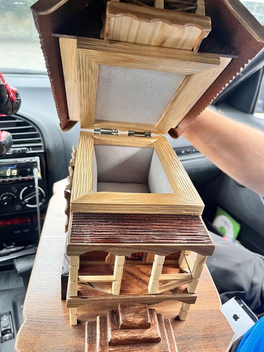 Шкатулка домик для укрошения