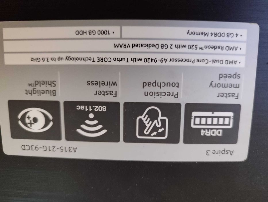 Ноутбук Acer Aspire 3