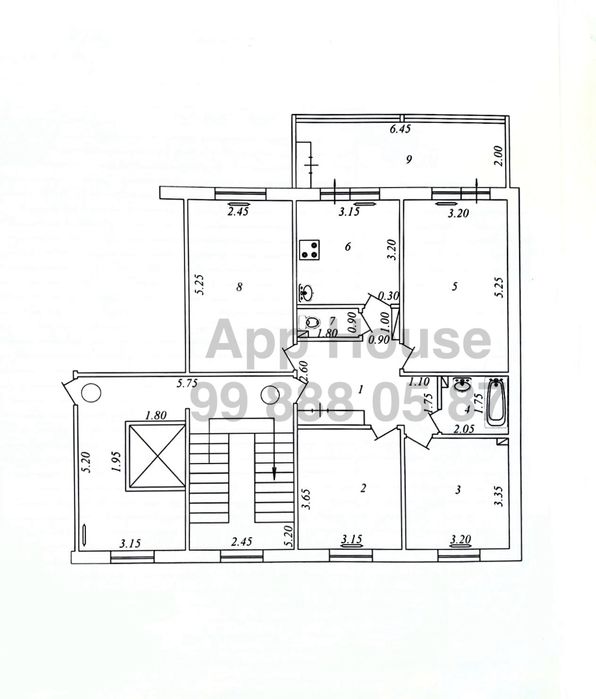 4-ех 4/4/9, Тузель3, Садик№5, Школа№282, Улучшенка 95М*, Балкон 2х6