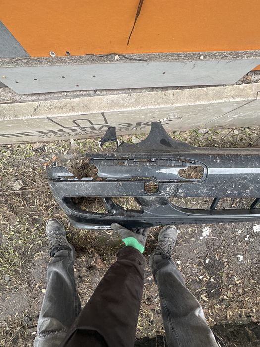 Бампер w210 лупарь рест