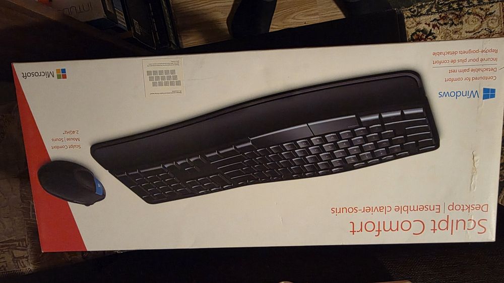 Kit tastatură + mouse wireless Microsoft Sculpt Confort