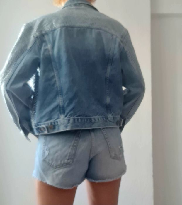 Geaca blugi cu pietre Zara