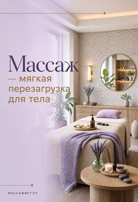 Массаж пилинг, парение на выез