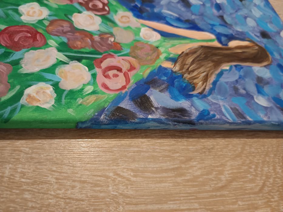 Ръчно рисувани картини върху платно