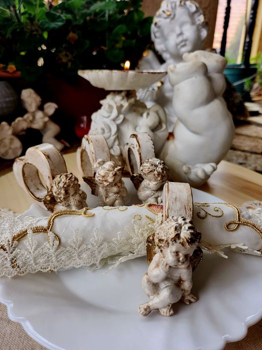 Пръстени за салфетки ангелчета