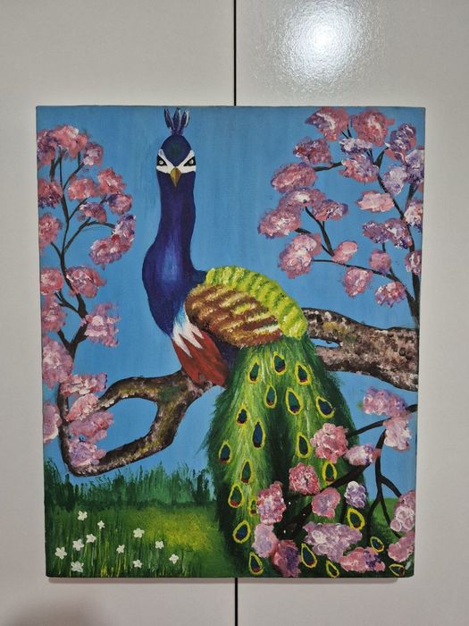 Картина "Павлин"