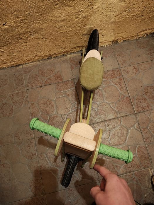 Дървено детско колело за баланс