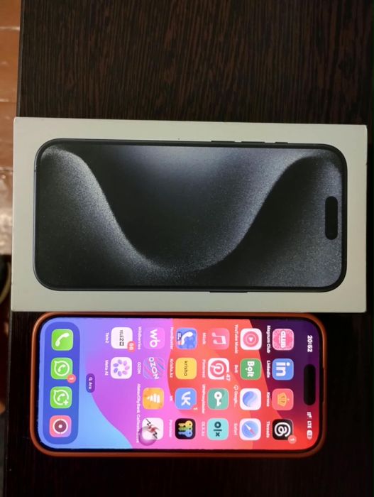 İphone 15 Pro 256 |82%| идеалная Синий BLUE