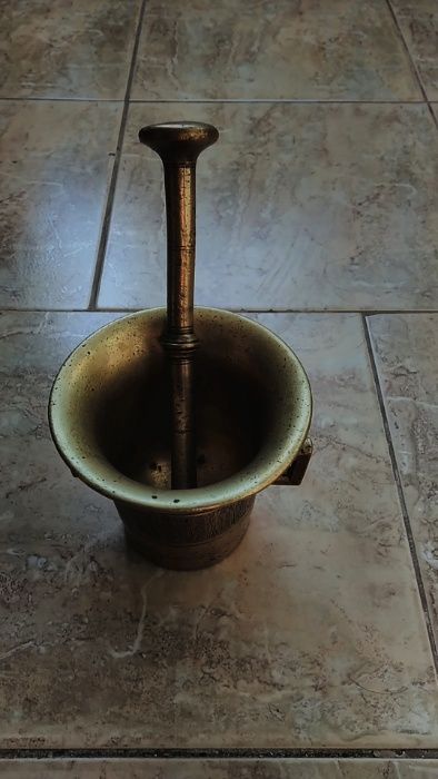 Mojar+pistil din bronz