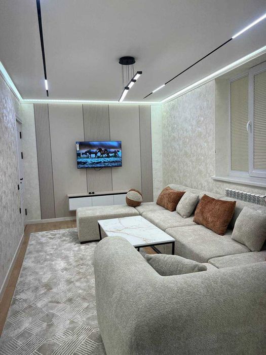 Авиагородок Махтумкули, 4 комнатная, новый Евро ремонт, Ипотека без %