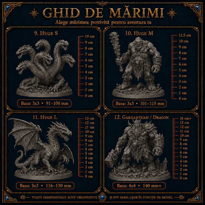Printare 3D la comandă pe rășină – miniaturi D&D / tabletop după STL