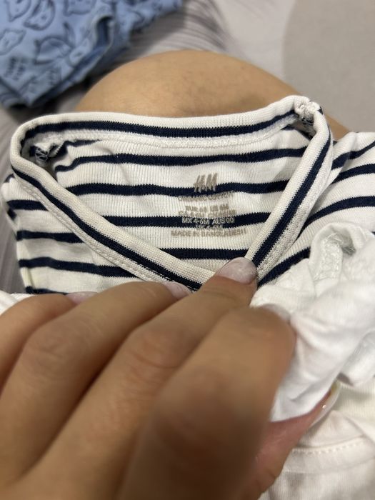 Haine vara pentru bebelusi, body, pantaloni scurti, marimea 62/68