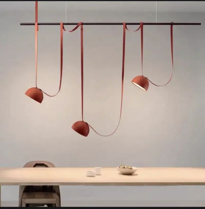 Люстра ремневая 3 головая