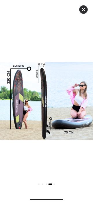 Set Placa gomflabila SUP “STAND UP PADDLE “