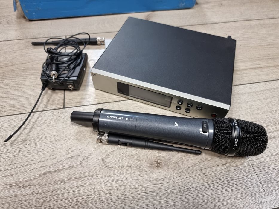 Amanet F28: Set Microfon+Lavaliera Wireless Sennheiser EW 100 G4