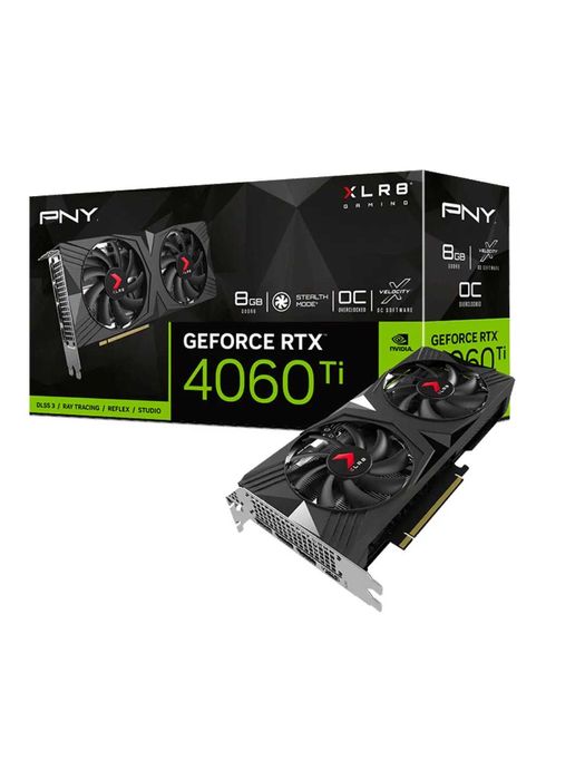 Видеокарта PNY GeForce RTX 4060 Ti 8GB Verto GDDR6 128-bit