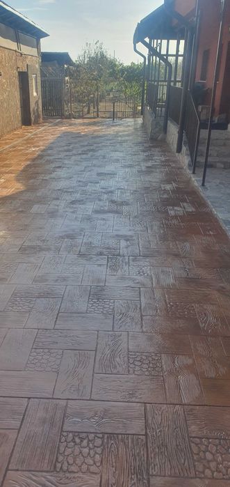 # pavaj din beton amprentat