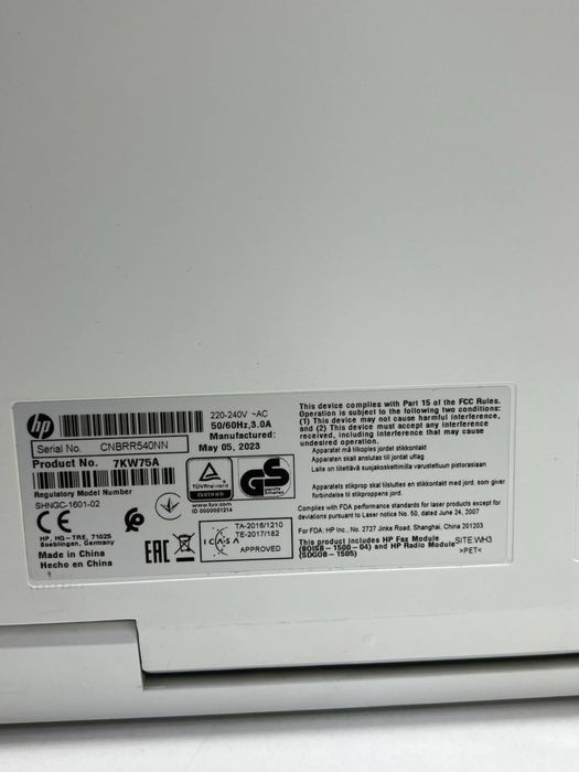 Принтер LaserJet Pro MFP M283fd