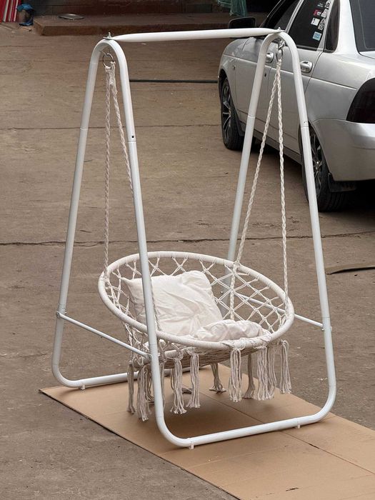 Кресло - гамак, подвесное, для дачи и дома,качели подвесные,подушка