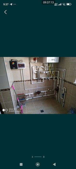 Сантехнические работы. Услуги Тепловизора. Ремонт котлов.