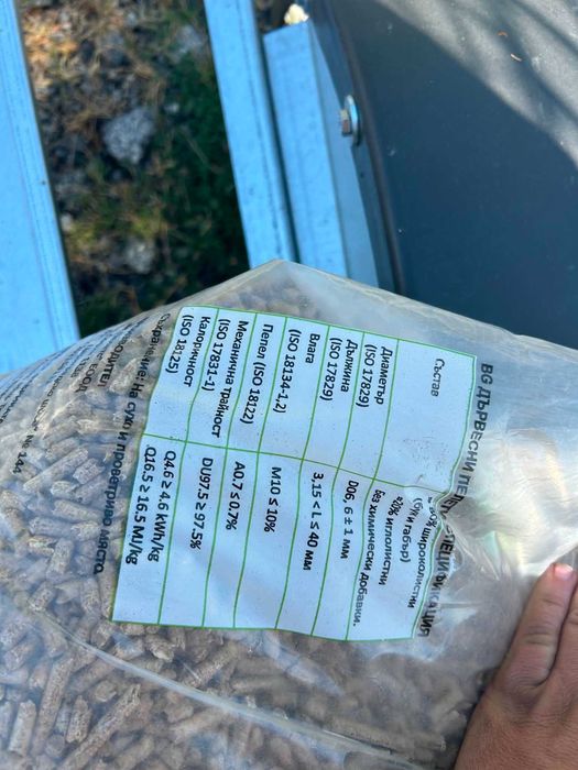Продажба на пелети