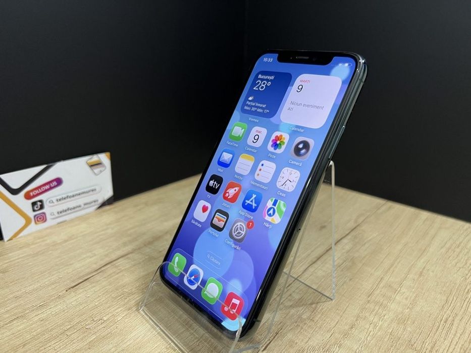 iPhone 11 Pro 256Gb Green Second-Hand 3 ani garanție, Telefoane Mures